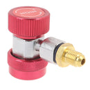 2Pcs Car Freon R134A Quick Coupler Adapters for Air Conditioning Refrigerant Hn