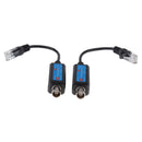 Plastic ABS Video Balun Passive Video Balun IP Over Coaxial Extender Black
