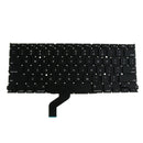 Black Plastic Notebook Keyboard for Macbook A1425, Small Enter Key, US Layout