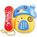 Children Music Electronic Phone Cartoon Mushrooms Baby Mobile Kids Toys