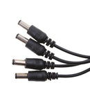 1 Female To 4 Male Plug DC Power Splitter Cable For CCTV  LED