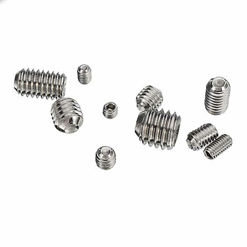 Hot Steel Allen Socket Hex Set Grub Screw Cup Point Assortment Kit