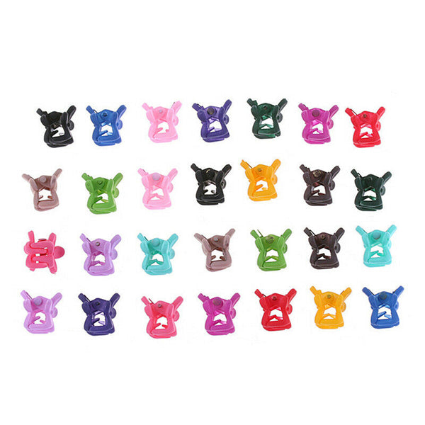 30X Mix Colored Girl Kid Baby Mini Flower Hair Claw Jaw Clip Hair Accessoriesã€â„–[