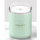 Home Dorm 280ml Candle Shape LED Ultrasonic Humidifier USB Car Purifier Blue