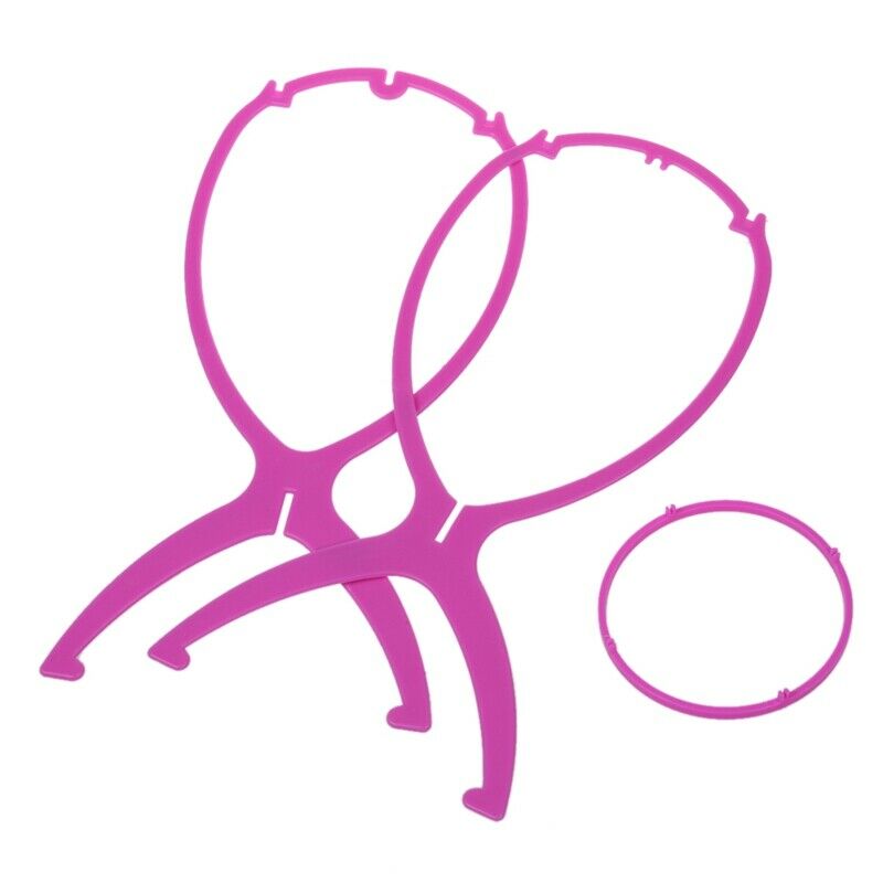 Wig holder hair hairpiece plastic 35cm J8L7