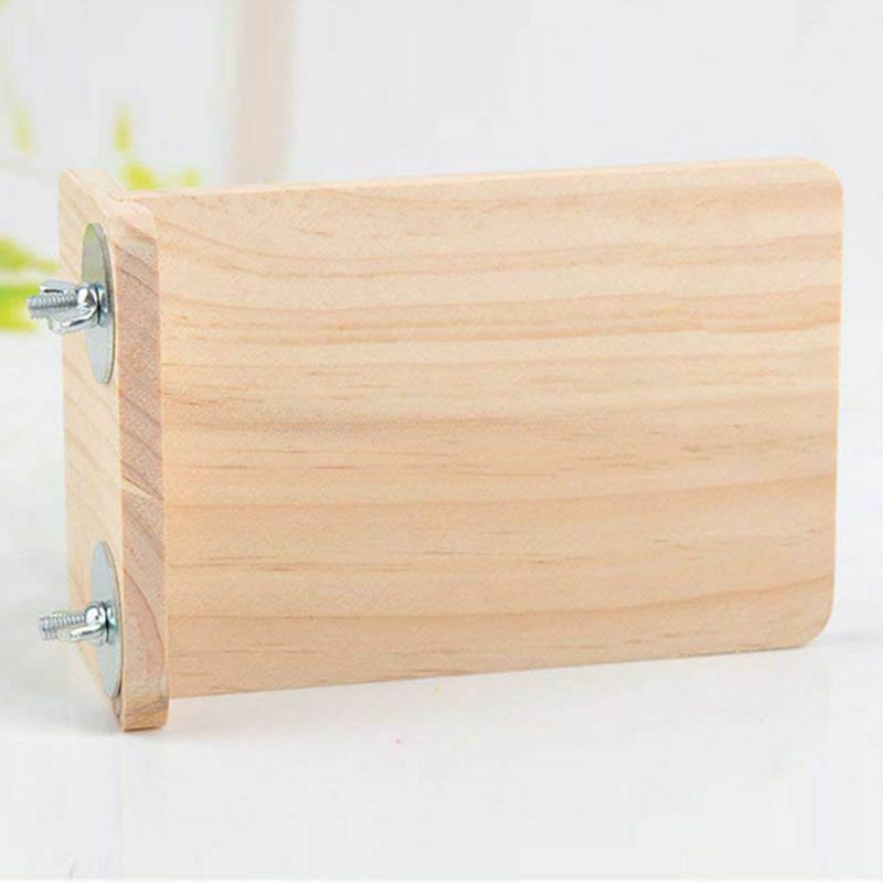 Wooden Hamster Chinchilla Platform Springboard Wooden Small Animal Platform C5C5