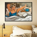 5D DIY Full Drill Diamond Painting Enjoying Women Cross Stitch Embroidery