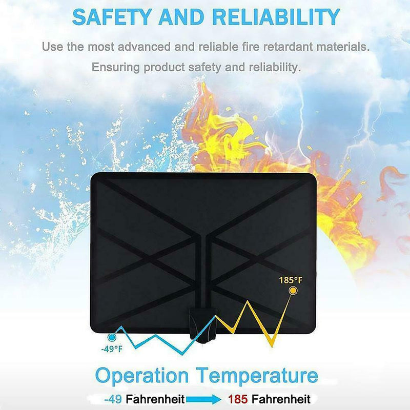 960 Miles TV Aerial Indoor Amplified Digital HDTV Antenna 4K HD Freeview TV H