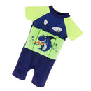 Child Printing Buoyancy Swimsuit Early Education Floating Clothes Shark-L
