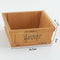 Retro Style Durable Wooden Succulent Plants Handmade Square Flower Pot Mult