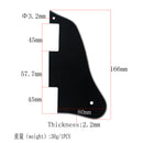 1pc 3Ply PVC Pickguard Protective Plate for ES-335 Electric Guitar Parts Black