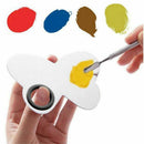 2Pc Butterfly Shape Nail Art, Make-up, Eye Shadow Dappen Dish For Paint Col U2R6