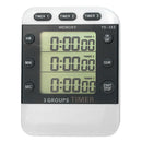 Square 3-way Kitchen Timer Countdown Cooking Alarm Temporizador Home Supply