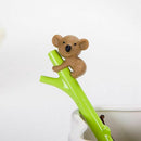 Cartoon Pen Cute Koala Bear Gel Ink Plastic Pen with 0.5mm Roller ball Pens T5D1