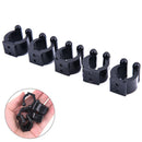 5Pcs Plastic Club Clip Fishing Rod Pole Storage Rack Tip Clamps Hold3C