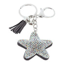 Lovely Diamante Keyrings Keyfob Crystal Charm Keychain Gifts Glitter Pendant