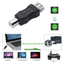 USB 2.0 A Female to B Male Adapter Connector AF to BM Converter for Printer A