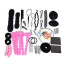 Exquisite 20Types Hair Styling Clip Hairpin Comb Band Twist Tool Bun Maker@JC!E