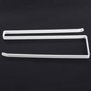 2pcs Paper Towel Holder Dispenser Under Cabinet Paper Roll Holder Rack with G9M1