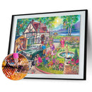 5D DIY Diamond Painting Full Drill Rhinestone Car Women Cross Stitch Mosaic