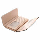 Women Lady Long Clutch Purse Bags Leather Bag Card Holder Wallet Black
