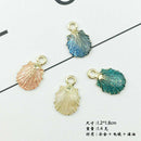 13 Pcs/Set Mixed Metal Starfish Conch Shell Charms Pendant DIY Jewelry Making @