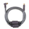 90 Degree TV 9mm Coaxial Cable Aerial Male to Male RF Antenna Cable gray