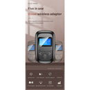 Bluetooth 5.0 Transmitter and Receiver, 5-in-1 Wireless 3.5mm Adapter with LCD