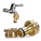 1/2 Or 3/4 Inch Brass Garden Faucet Water Hose Tap Connector Fitting Fashion New