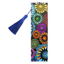 DIY Flower Special Shaped Diamond Painting Leather Tassel Bookmark Gifts