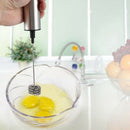 Electric Handheld Milk Frother Foamer Double Spring Triple Spring Whisk Hea A3N3