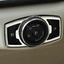 Fit For FORD FOCUS 12- Chrom Fog Head Light Lamp Switch Button Cover Trim Bezel