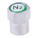 4Pcs Car Auto Chrome Tire Valve Stem Caps N2 Nitrogen Tire Insert CoveOZ