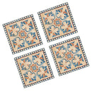 40Pcs Decorative Tile Stickers Stick Vinyl Adhesive Tiles Backsplash 8CM01