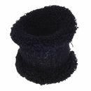 Hairstyling Black Terry Ponytail Holder 1.6" Wide Stretchy Hair Band X6R7