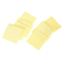 10Pcs Soldering Iron Yellow Cleaning Sponge Cleaner for Electric Welding 6*6CM&