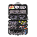160 Pieces Fishing Accessories Kits Jig Hooks Fishing Set with Tackle Box
