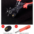 2X(Leather Craft Punching Belt Puncher Belt Stitching Pliers Perforator Hol
