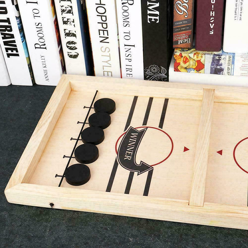 Fast Sling Puck Game Paced Sling Puck Winner Board Games Child Family Toys R7Z5