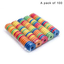 100pc/Set Foam Winding Board Fishing Line Spools Tool Accessories Tackle A8V7