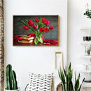 Diamond Painting Red Rose Full Round Rhinestone Picture DIY 40x30cm (c1031)