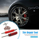 20pcs Tire Schrader Valve Core with Dual Single Head Remover+4-Way Valve Tool