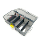 Plastic Fishing Tackle Boxes Double Layer Fishing Bait Lure Storage Case