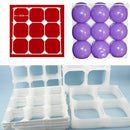 10PCS 9-Grid Balloons Square Shaped Modeling Tool Wall Party Wedding Home Decor
