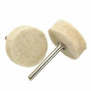 100pcs 13mm Wool Felt Polishing Wheel Buffing Pad For Rotary Hot Tool M3N4