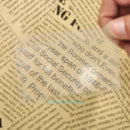 10 PCS Credit Card 3 X Magnifier Magnifying Sheet Lens Emergency Reading Clear