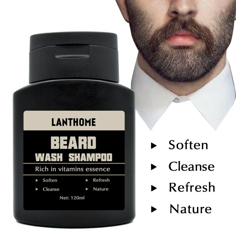 Lanthome Vitamin Wash Shampoo Hair Beard Care Men'S Gift Beard Assistance M J7T9