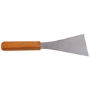Stainless Steel Beefsteak Shovel Spatula Flat Pan Turner with Wooden Grip
