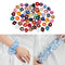 70x Lady Silky Hair Scrunchies Daily Rope Hair Band Updo Tool Scrunchy