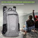 20L Foldable Shoulder Backpack Ultra Light Waterproof Travel Bag (Grey)